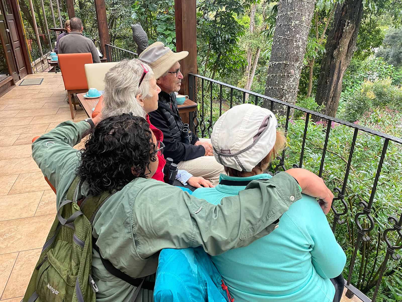 wildlife watching at breakfast